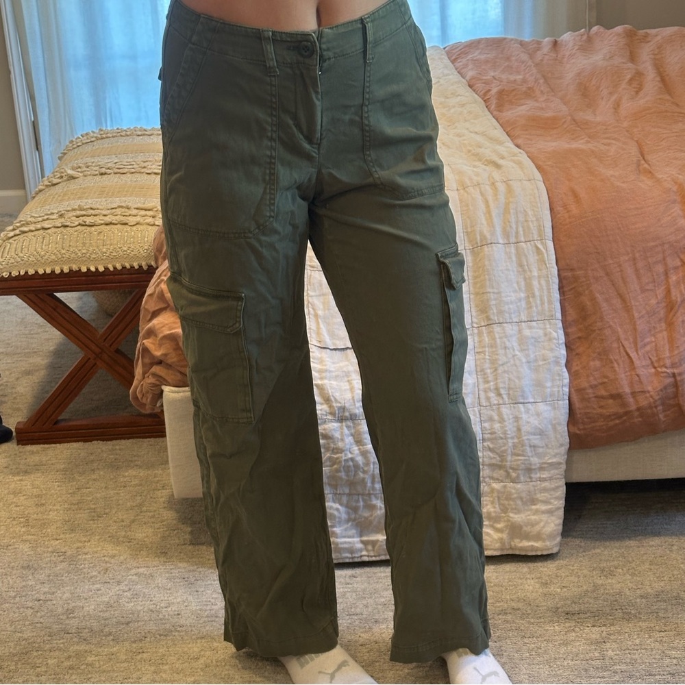 Olive Green Cargo Pants